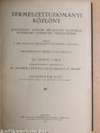 Természettudományi Közlöny 1930. január-december/Pótfüzetek a Természettudományi Közlönyhöz 1930. január-december