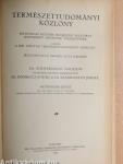 Természettudományi Közlöny 1938. január-december/Pótfüzetek a Természettudományi Közlönyhöz 1938. január-december