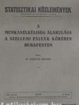 A munkanélküliség alakulása a szellemi pályák körében Budapesten