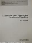 Cambridge First Certificate - Listening and speaking