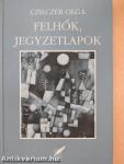 Felhők, jegyzetlapok (dedikált példány)