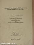 Automatische Auswertung von Teilchenspurbildern ultrarelativistischer Kern-Kern-Stösse