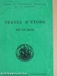 Textes d'étude