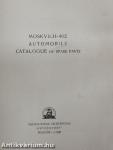 Moskvich-402 Automobile Catalogue of Spare Parts