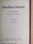 Goethes Werke 20. (gótbetűs)