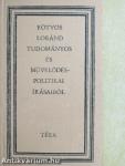 Eötvös Loránd tudományos és művelődéspolitikai írásaiból