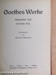 Goethes Werke 18-19. (gótbetűs)