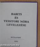 Babits és Tessitori Nóra levelezése (minikönyv)