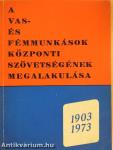 A Vas- és Fémmunkások Központi Szövetségének megalakulása 