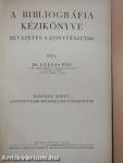 A bibliográfia kézikönyve II. (töredék)