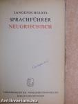 Langenscheidts Sprachführer Neugriechisch (Dr. Castiglione László könyvtárárból) 