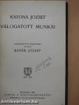 Katona József válogatott munkái