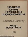 Magyar zsidó levéltári repertórium I/A-B.