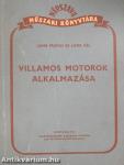 Villamos motorok alkalmazása