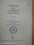 Lehrbuch für Apotheken Assistenten III.