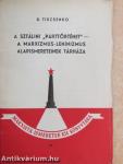 A sztálini "párttörténet" - a marxizmus-leninizmus alapismereteinek tárháza