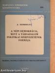A népi demokrácia, mint a társadalom politikai szervezetének formája