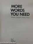 More Words You Need - Student's Book