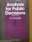 Analysis for Public Decisions