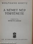 A német nép története (Dr. Castiglione László könyvtárából)