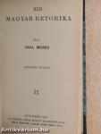 Kis magyar stilisztika/Kis magyar retorika/Kis magyar poétika/A magyar irodalom története főbb vonásokban/A magyar művelődés története/A magyar képzőművészet története