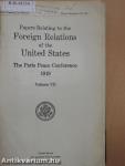 Papers Relating to the Foreign Relations of the United States - The Paris Peace Conference 1919/VII.