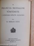 A francia irodalom története