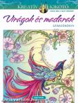 Virágok és madarak - Színezőkönyv