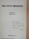 Sinka István Bibliográfia (dedikált példány)