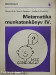 Matematika munkatankönyv IV.