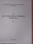 Az Egri Pedagógiai Főiskola Évkönyve 1962. VIII.