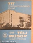 TIT Természettudományi Stúdió téli műsor 1986. január-március