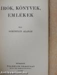 Írók, könyvek, emlékek