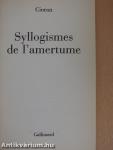 Syllogismes de l'amertume