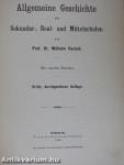 Allgemeine Geschichte für Sekundar-, Real- und Mittelschulen