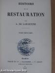 Histoire de la Restauration 7-8.