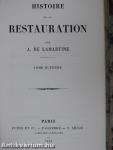 Histoire de la Restauration 7-8.