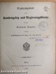 Ergänzungsband zu dem Landesgesetz- und Regierungsblatte für das Kronland Ungarn (gótbetűs)
