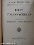 1931. évi törvénycikkek
