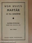 Don Bosco naptár az 1944. szökőévre