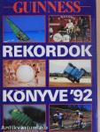 Guinness rekordok könyve 1992.