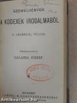 Irói arczképek I-V./Dante/Szemelvények a kódexek irodalmából I-II.