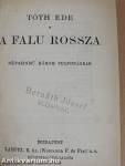 A falu rossza/Czuczor költeményei/A toloncz/Régi és uj szinművek/Toldi estéje/Toldi/Bánk bán