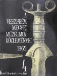A Veszprém Megyei Múzeumok Közleményei 1965/4.