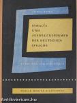 Inhalte und Ausdrucksformen der Deutschen Sprache