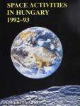 Space activities in Hungary 1992-93