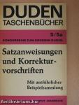 Duden - Satzanweisungen und Korrekturvorschriften