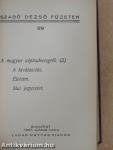 Szabó Dezső füzetek 28-30/Szabó Dezső ujabb művei 31-35