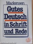Gutes Deutsch in Schrift und Rede