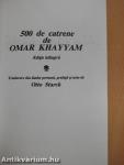 500 de catrene de Omar Khayyam